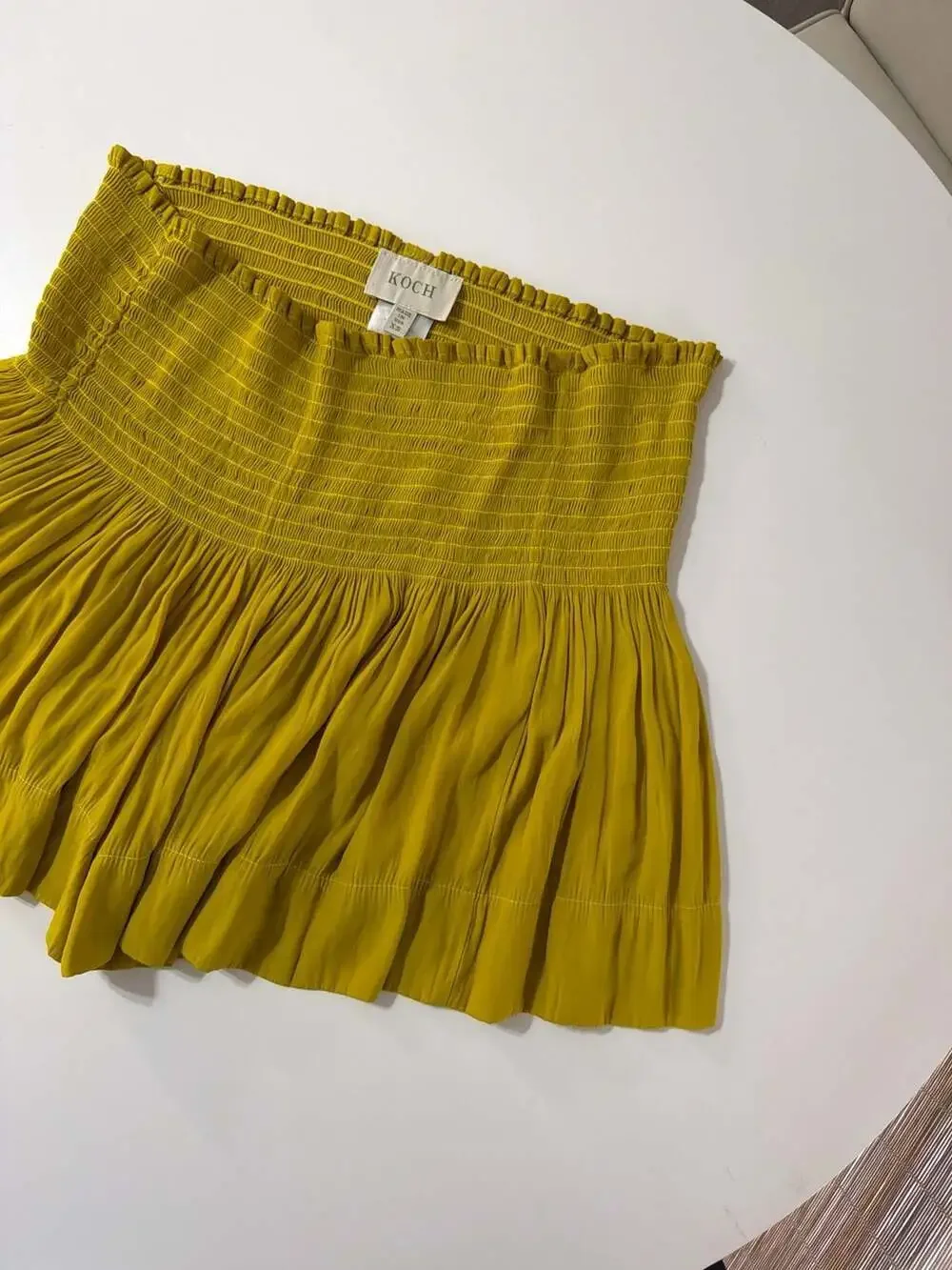 KOCH Erica Skirt in Limoncello‎ Yellow